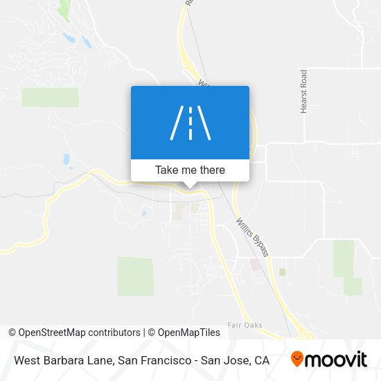 Mapa de West Barbara Lane