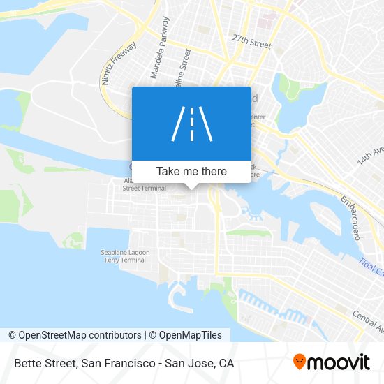 Bette Street map