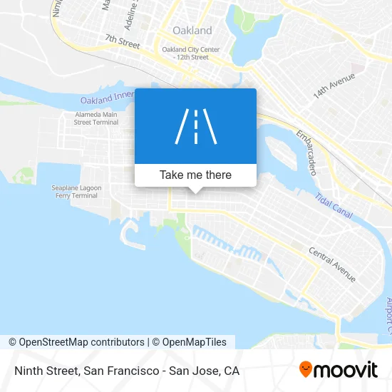 Ninth Street map