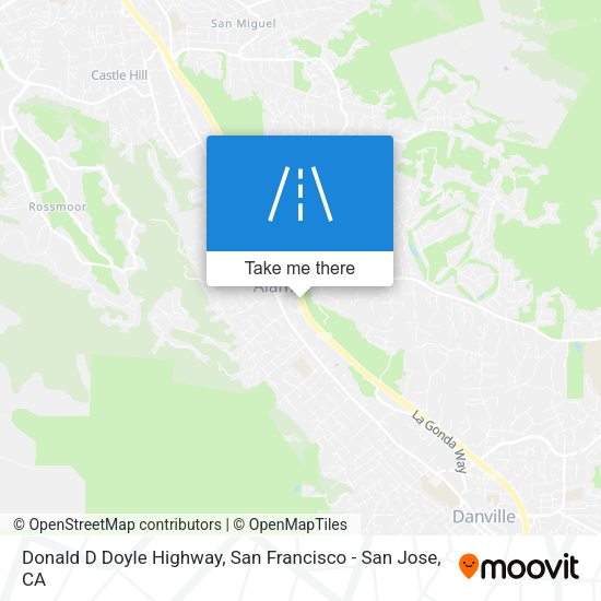Donald D Doyle Highway map