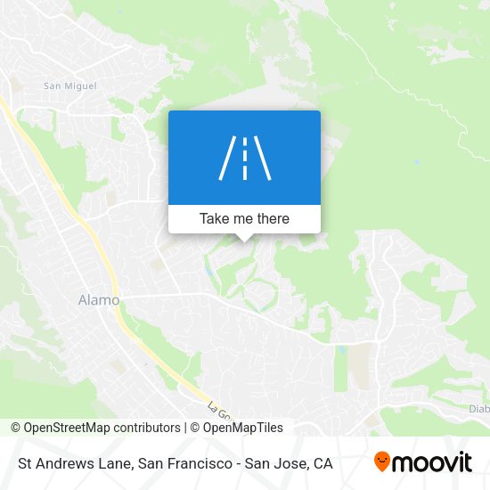 St Andrews Lane map