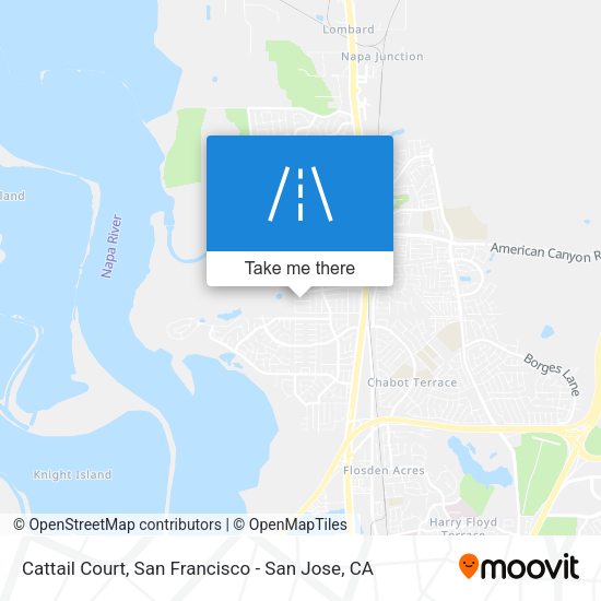 Cattail Court map