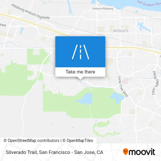 Silverado Trail map