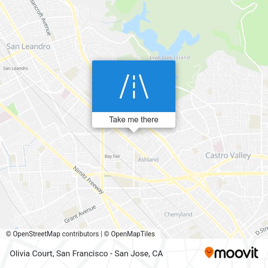 Mapa de Olivia Court