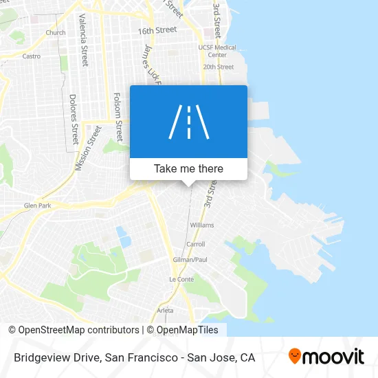 Bridgeview Drive map