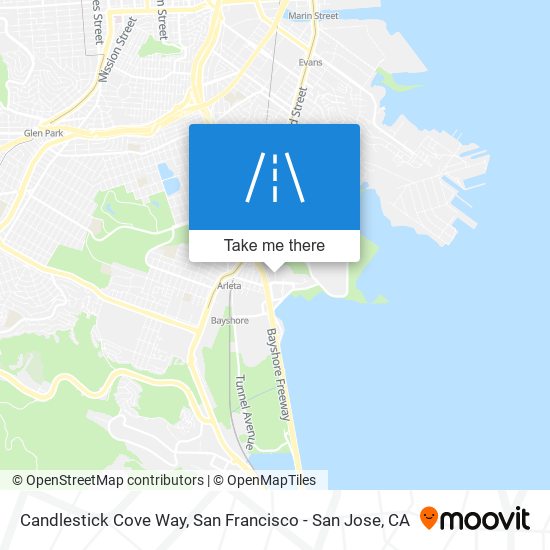 Mapa de Candlestick Cove Way