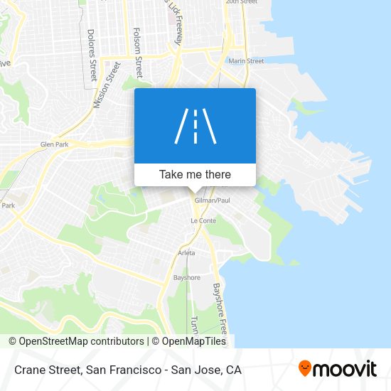 Crane Street map