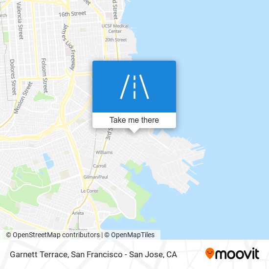 Garnett Terrace map