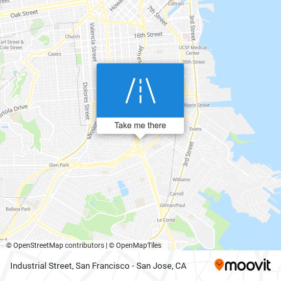 Industrial Street map