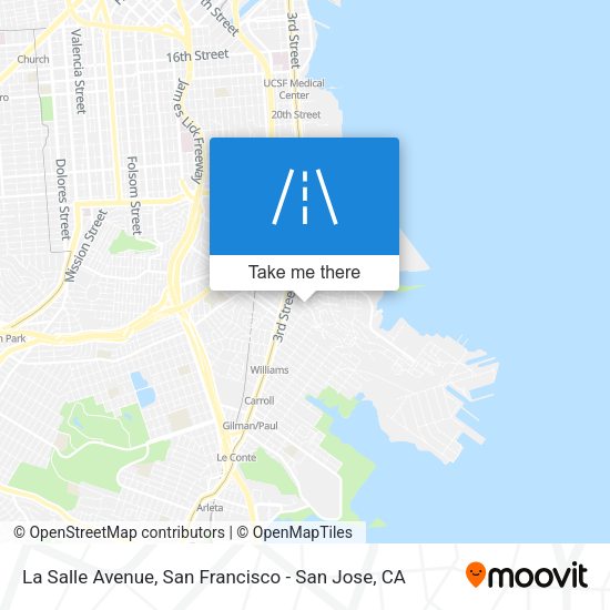 Mapa de La Salle Avenue