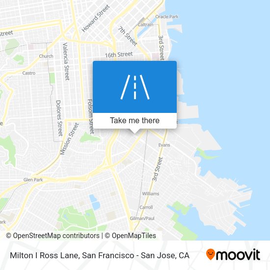 Milton I Ross Lane map
