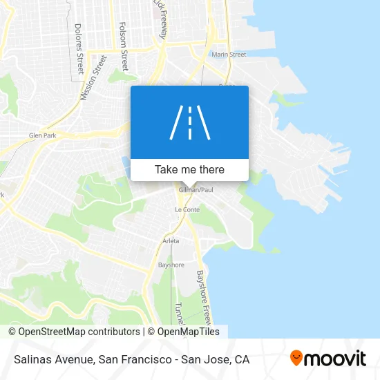 Salinas Avenue map