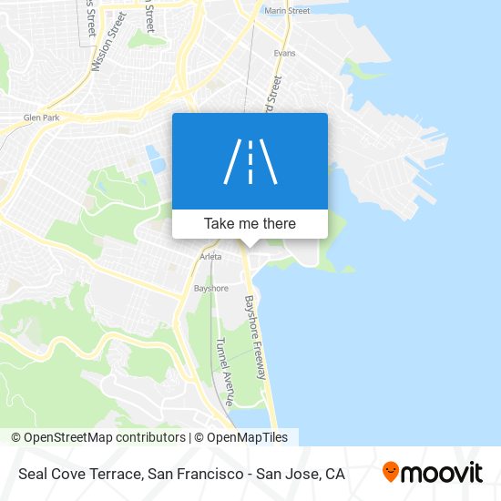 Seal Cove Terrace map