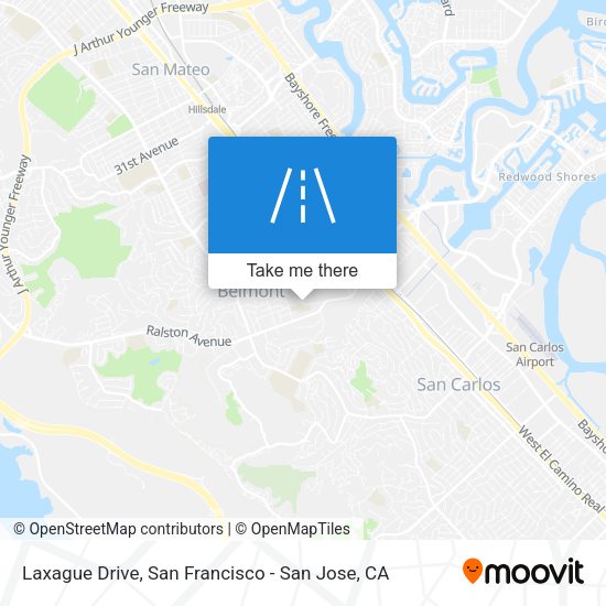 Laxague Drive map