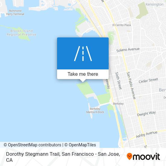 Dorothy Stegmann Trail map