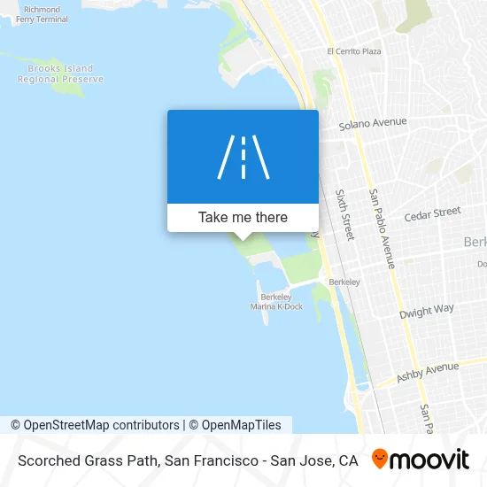 Scorched Grass Path map