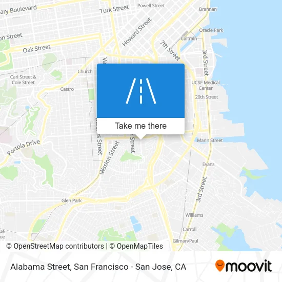 Alabama Street map