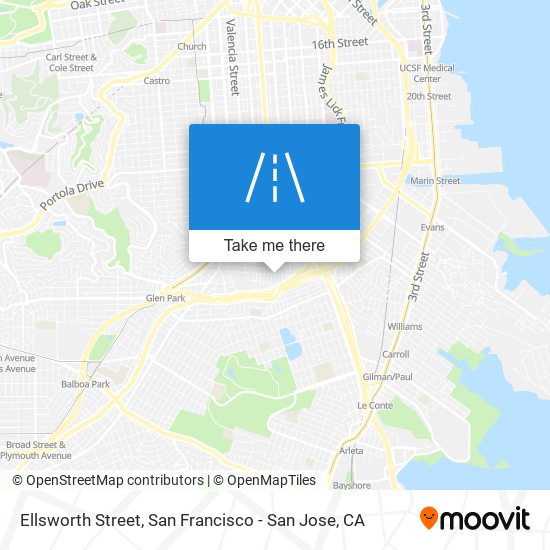 Ellsworth Street map