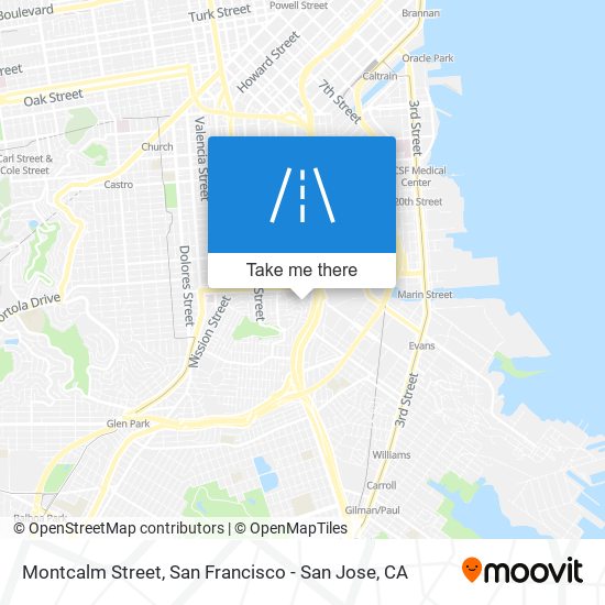 Montcalm Street map