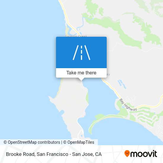 Mapa de Brooke Road