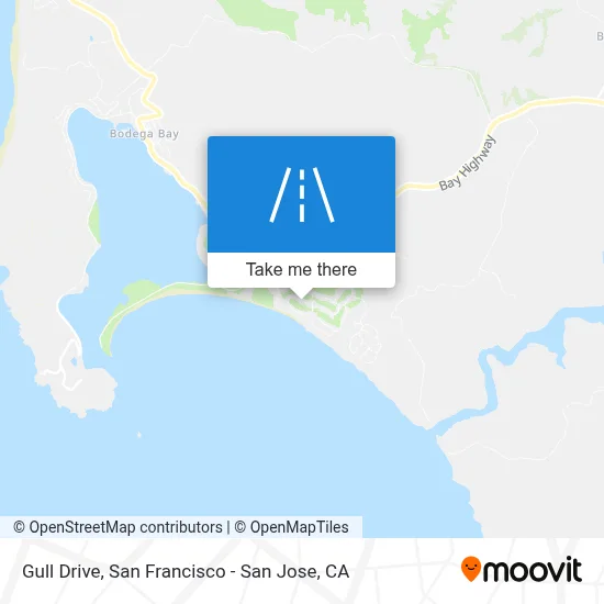 Gull Drive map