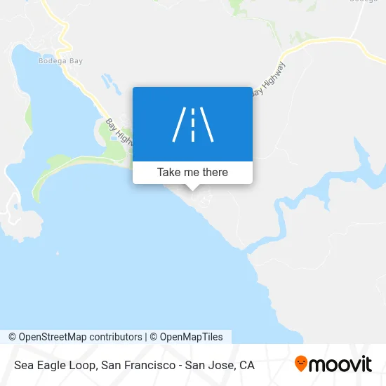 Sea Eagle Loop map