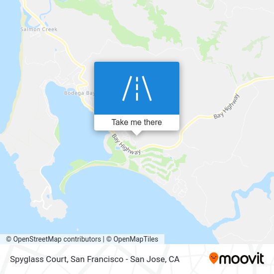 ¿Cómo llegar a Spyglass Court, Bodega Bay en Autobús?