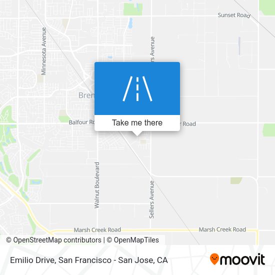Mapa de Emilio Drive