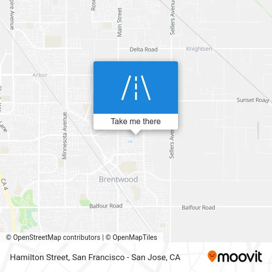 Hamilton Street map