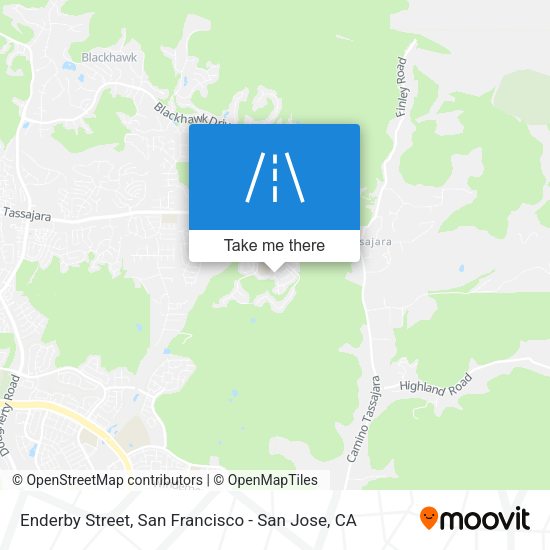 Enderby Street map