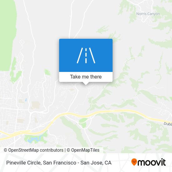 Pineville Circle map