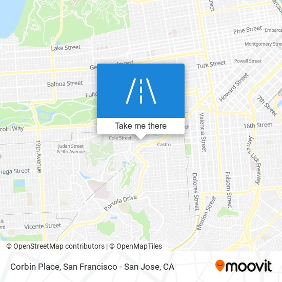 Corbin Place map