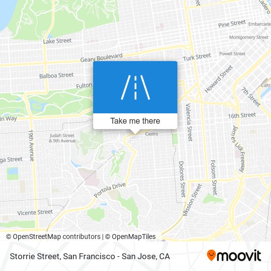 Storrie Street map