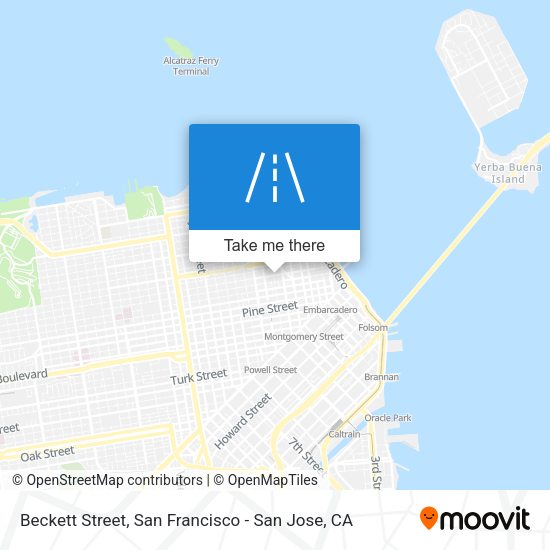 Mapa de Beckett Street