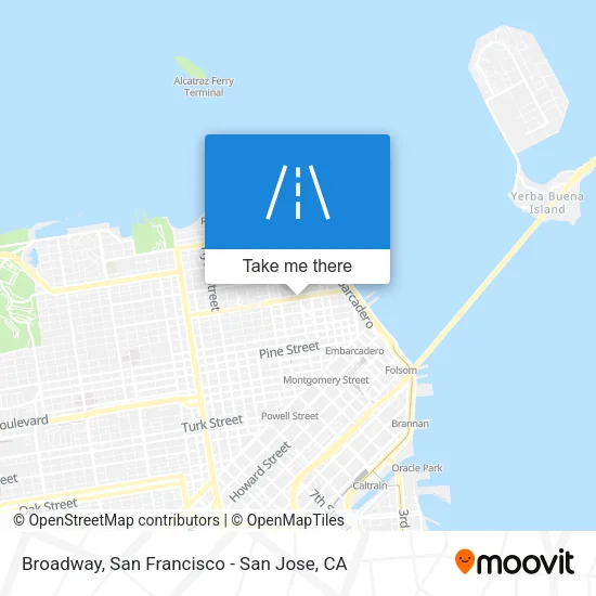 Broadway map