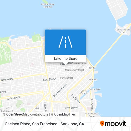 Mapa de Chelsea Place
