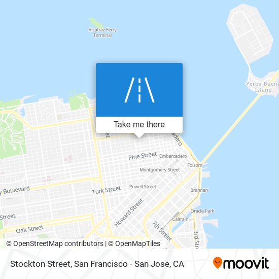 Stockton Street map