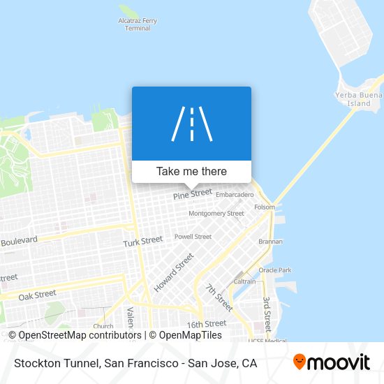 Stockton Tunnel map