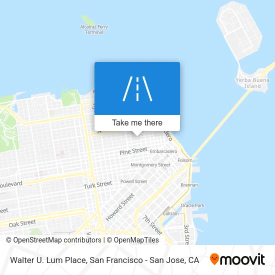 Walter U. Lum Place map