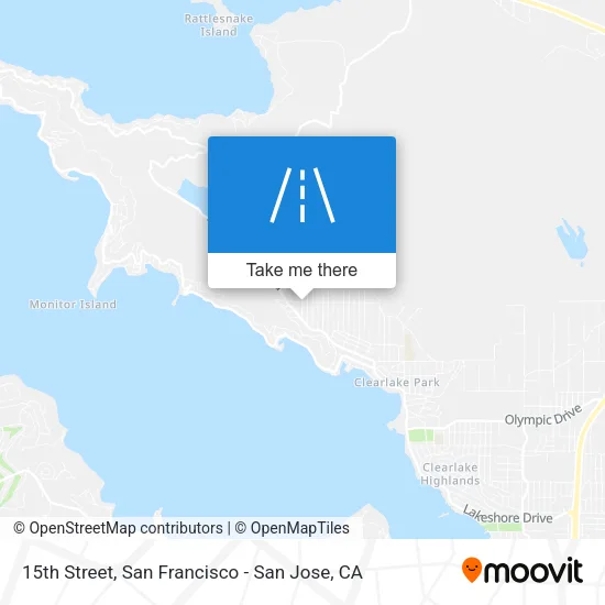 15th Street map