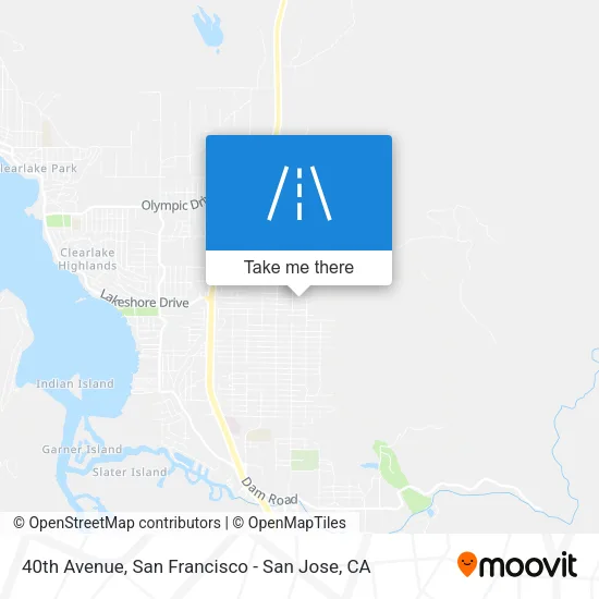 40th Avenue map