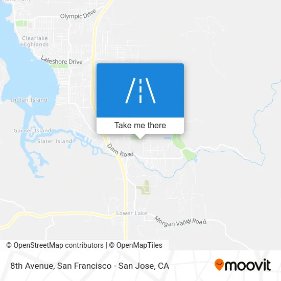 8th Avenue map