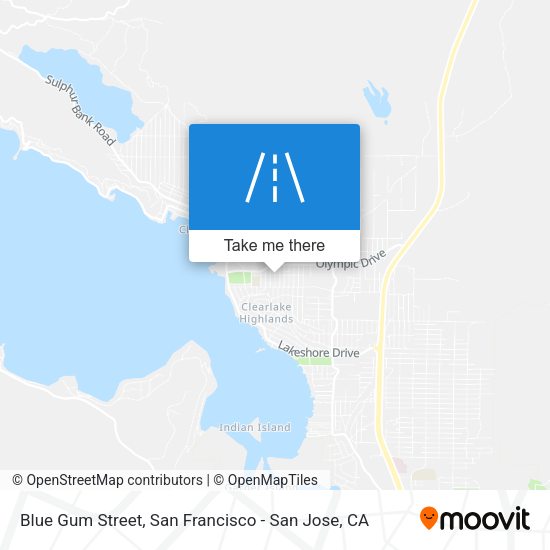 Blue Gum Street map