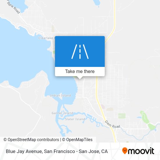 Mapa de Blue Jay Avenue