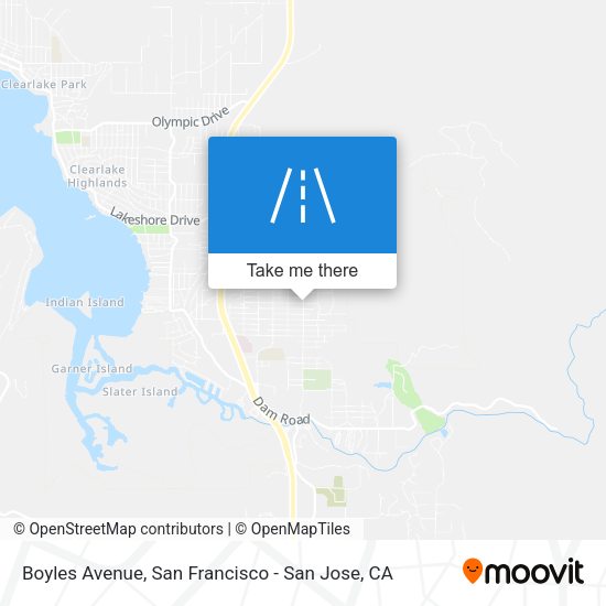 Mapa de Boyles Avenue