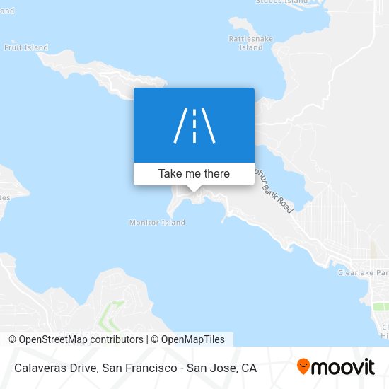 Mapa de Calaveras Drive