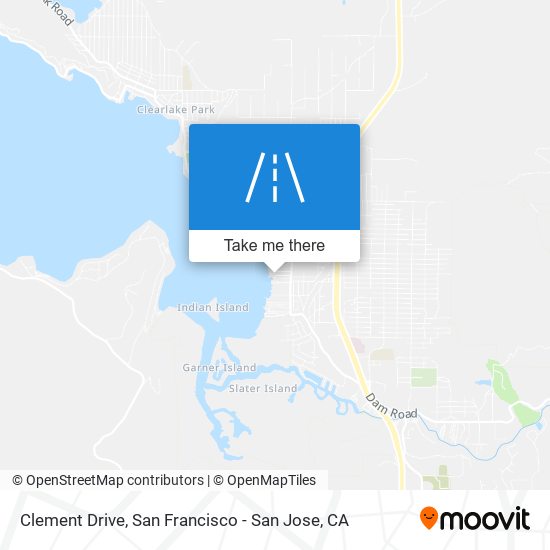 Clement Drive map