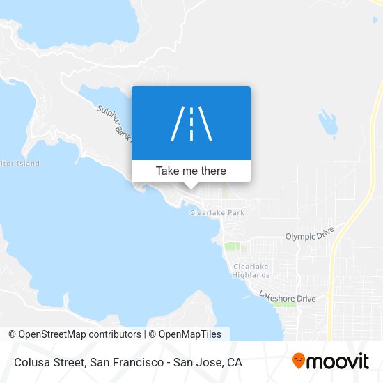 Mapa de Colusa Street