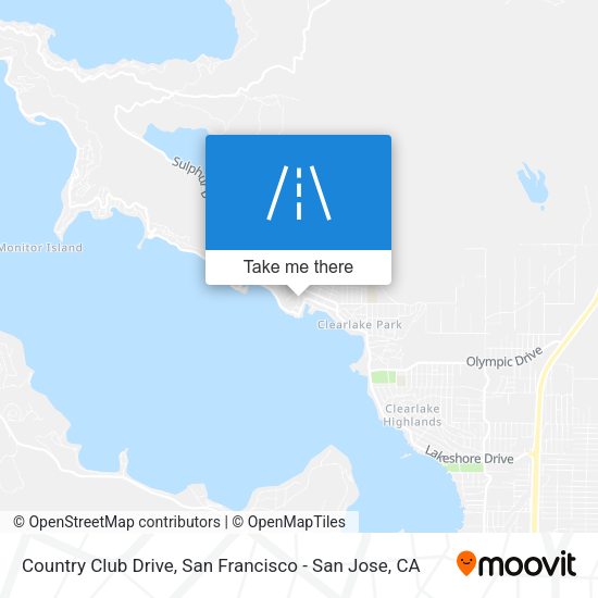 Country Club Drive map
