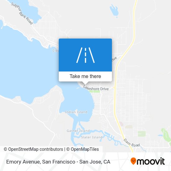 Mapa de Emory Avenue